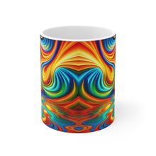Load image into Gallery viewer, Tye Dye Swirls & Ripples #5 Ceramic 11oz AI Decorative Mug