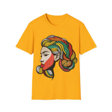 Load image into Gallery viewer, Color of Africa Queen Warrior #11 Retro Unisex Softstyle Short Sleeve Crewneck T-Shirt