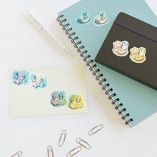 Load image into Gallery viewer, Hot Dog, Polish, Chicken Foodie Vinyl Sticker Sheets - 4 Foods/2 each 8pc Set