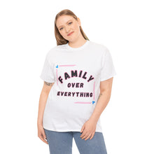 Load image into Gallery viewer, Muse Wearable Pink Frame Family Over Everything Unisex Cotton Crewneck T-Shirt