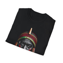 Load image into Gallery viewer, Colors of Africa Warrior King #2 Unisex Softstyle Short Sleeve Crewneck T-Shirt