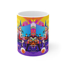 Load image into Gallery viewer, Beach Vibes Retro Concert #6 Ceramic 11oz Mug AI Artwork