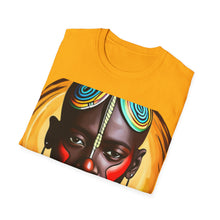 Load image into Gallery viewer, Colors of Africa Warrior King #1 Unisex Softstyle Short Sleeve Crewneck T-Shirt