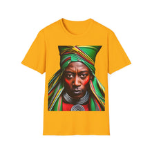 Load image into Gallery viewer, Colors of Africa Warrior King #3 Unisex Softstyle Short Sleeve Crewneck T-Shirt