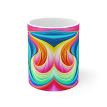 Load image into Gallery viewer, Pastel Sea-life Sunset #1 Ceramic Mug 11oz mug AI-Generated Artwork