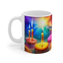 Load image into Gallery viewer, Happy Birthday Candles #15 Ceramic 11oz Mug AI-Generated Artwork
