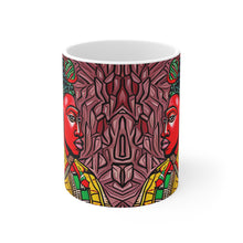 Load image into Gallery viewer, Colors of Africa Warrior King #6 11oz AI Decorative Coffee Mug
