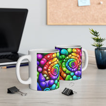 Load image into Gallery viewer, Fusion of Bright Liquid Bubbles in Motion #2 Mug 11oz mug AI-Generated Artwork