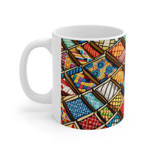 Load image into Gallery viewer, Old Fashion Quilt Anything Pattern #8 Mug 11oz mug AI-Generated Artwork