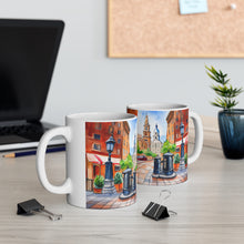 Load image into Gallery viewer, At the Cafe Philadelphia Liberty Bell #48 Mug 11oz mug AI-Generated Artwork