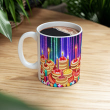 Load image into Gallery viewer, Happy Birthday Candles #17 Ceramic 11oz Mug AI-Generated Artwork
