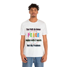 Load image into Gallery viewer, The Path to Inner Peace Unisex Bella Canvas Jersey Short Sleeve T-shirt