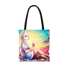 Load image into Gallery viewer, She's my Llama #1 Tote Bag AI Artwork 100% Polyester