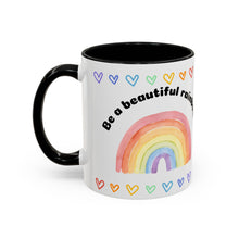 Load image into Gallery viewer, Mug - Beautiful Rainbow in Someone Else's Cloud Cute Rainbow and Smiling Cloud