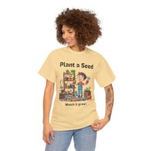 Load image into Gallery viewer, Plant A See Watch it Grow Young Boy 100% Cotton Classic Fit T-shirt