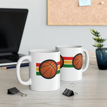 Load image into Gallery viewer, Sports Game No Word Basketball 11oz White Ceramic Beverage Mug Decorative Art