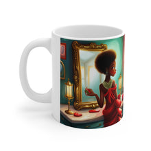 Load image into Gallery viewer, Playing Dress up Just Like Mommie #12 Mug 11oz mug AI-Generated Artwork