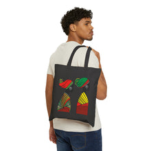 Load image into Gallery viewer, Colors of Africa Queen Mother & Daughter 100% Cotton Canvas Tote Bag 15" x 16"