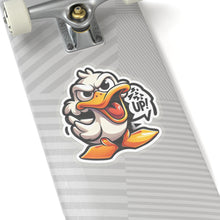 Load image into Gallery viewer, Funny Angry Stubborn Duck Vinyl Stickers, Laptop, Journal, Whimsical, Humor #4
