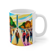 Load image into Gallery viewer, Civil Rights Movement for Peace &amp; Equality #3 Mug AI-Generated Artwork 11oz mug
