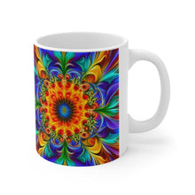 Load image into Gallery viewer, Tye Dye Swirls & Ripples #12 Ceramic 11oz AI Decorative Mug