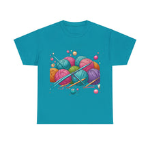 Load image into Gallery viewer, Crafter Knitting Yarn Balls T-Shirt 100% Cotton