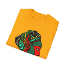 Load image into Gallery viewer, Color of Africa Tribal Face Paint #8 Unisex Softstyle Short Sleeve Crewneck T-Shirt