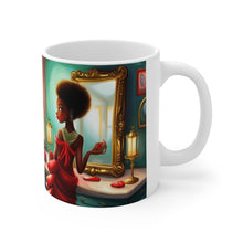 Load image into Gallery viewer, Playing Dress up Just Like Mommie #12 Mug 11oz mug AI-Generated Artwork