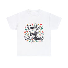 Load image into Gallery viewer, Muse Wearable Fancy AI Family Over Everything Unisex Cotton Crewneck T-Shirt