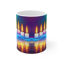 Load image into Gallery viewer, Happy Birthday Candles #4 Ceramic 11oz Mug AI-Generated Artwork