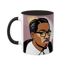 Load image into Gallery viewer, Colors of Africa Pop Art Black History Colorful #19 AI 11oz Black Accent Coffee Mug
