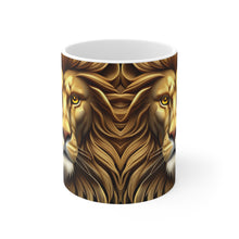 Load image into Gallery viewer, Lion Gentle and Fierce #7 Mug 11oz mug AI-Generated Artwork