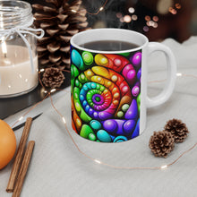 Load image into Gallery viewer, Fusion of Bright Liquid Bubbles in Motion #2 Mug 11oz mug AI-Generated Artwork