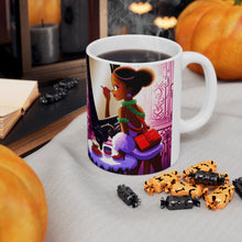 Load image into Gallery viewer, Playing Dress up Just Like Mommie #1 Mug 11oz mug AI-Generated Artwork