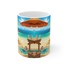 Load image into Gallery viewer, Tropical Beach Paradise #5 Mug 11oz mug AI-Generated Artwork
