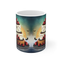 Load image into Gallery viewer, Happy Spooky Halloween Cake Celebration #16 Ceramic 11oz Mug AI-Generated Artwork