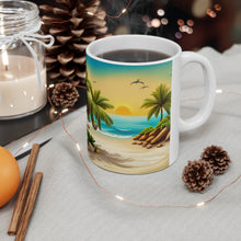 Load image into Gallery viewer, Tropical Beach Paradise #6 Mug 11oz mug AI-Generated Artwork