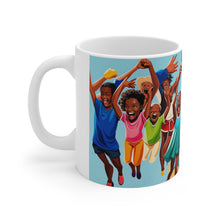 Load image into Gallery viewer, A Place of Peace Children at Play #6 Mug 11oz mug AI-Generated Artwork