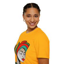 Load image into Gallery viewer, Color of Africa Queen Mother #9 Unisex Softstyle Short Sleeve Cotton Crewneck T-Shirt