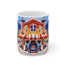 Load image into Gallery viewer, At the Cafe Vancouver British Columbia #35 Mug 11oz mug AI-Generated Artwork