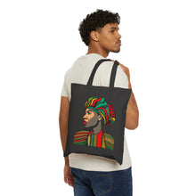 Load image into Gallery viewer, Colors of Africa Queen Mother #16 100% Cotton Canvas Tote Bag 15&quot; x 16&quot;
