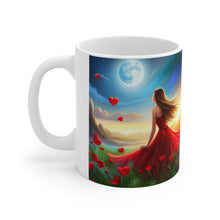 Load image into Gallery viewer, Nothing but True Love at Sunset #2 11oz mug AI-Generated Artwork
