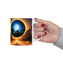 Load image into Gallery viewer, Lunar Full Moon Fantasy Art #10 Ceramic Mug 11oz AI Generated Artwork