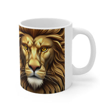 Load image into Gallery viewer, Lion Gentle and Fierce #7 Mug 11oz mug AI-Generated Artwork
