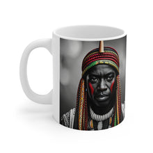 Load image into Gallery viewer, Colors of Africa Warrior King #2 11oz AI Decorative Coffee Mug
