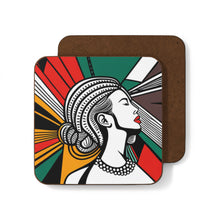 Load image into Gallery viewer, Colorful #21 Colors of Africa Hardboard Back AI-Enhanced Beverage Coasters