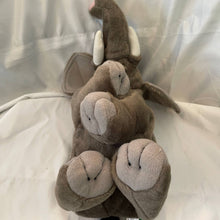Load image into Gallery viewer, Wild Republic 2012 Gray Elephant with Tusk 11" Plush Toy (Pre-owned)