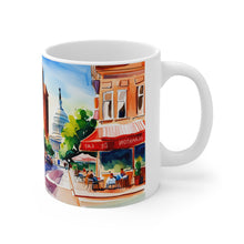 Load image into Gallery viewer, At the Cafe Washington DC #41 Mug 11oz mug AI-Generated Artwork