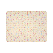 Load image into Gallery viewer, Fleece Sherpa Blanket Pastel Rainbows & Butterflies
