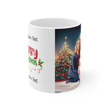 Load image into Gallery viewer, Personalized Grandparents Baby's First Christmas Ceramic Mug 11oz Design #2 Custom